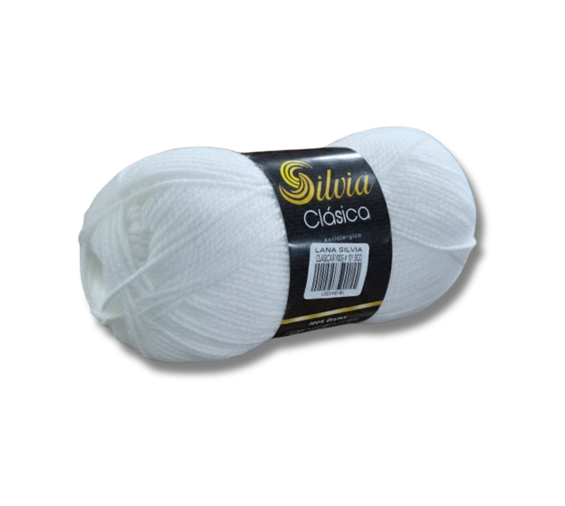 LANA SILVIA CLASICA X100G C-101 BCO