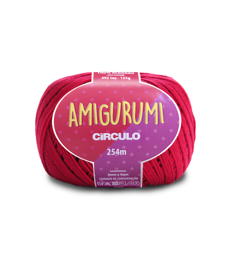 HILO AMIGURUMI CIRCULO 3611 RUBI