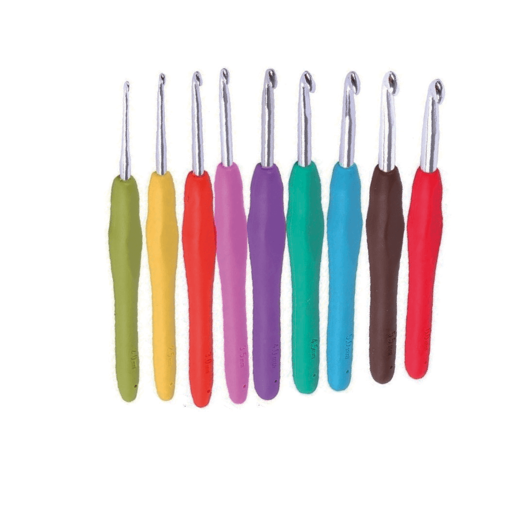 KIT #2 AGUJA CROCHET 2.0MM/6.0MM X9UND