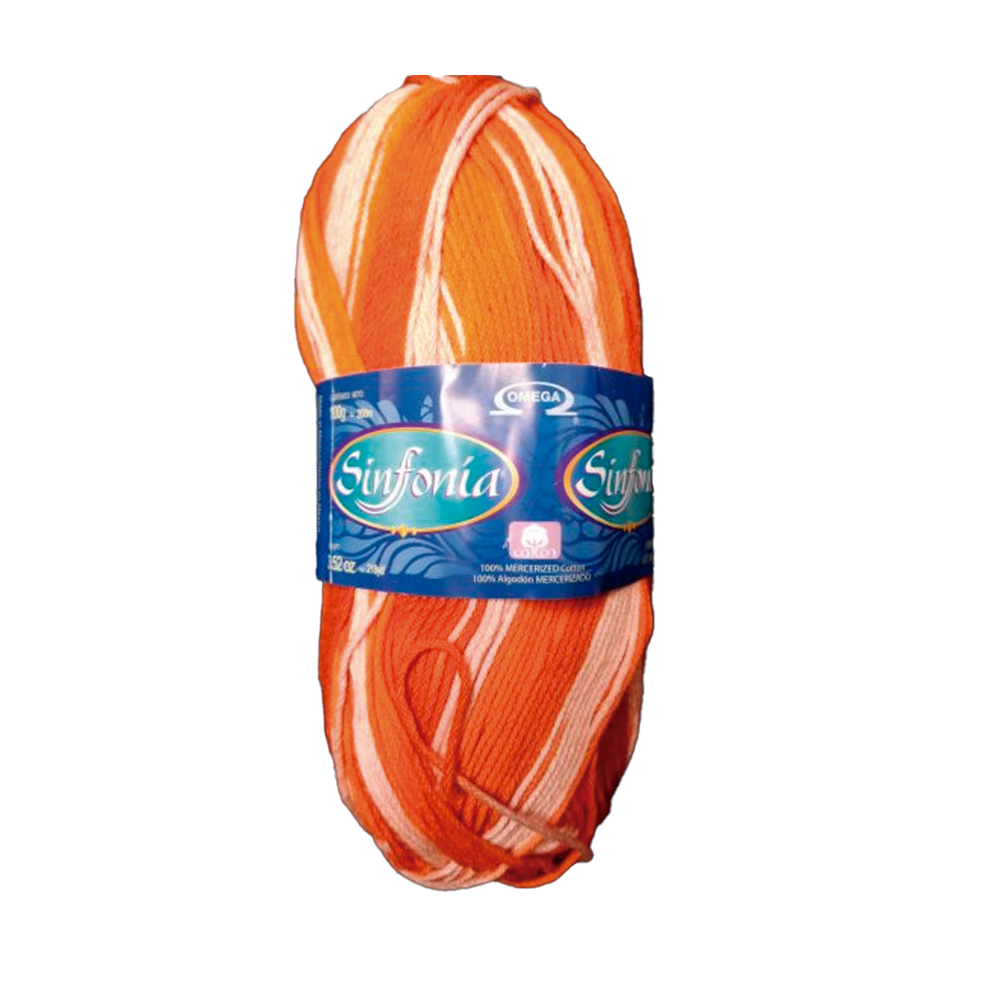 HILO SINFONIA OMEGA 848 MAT. NARANJAS