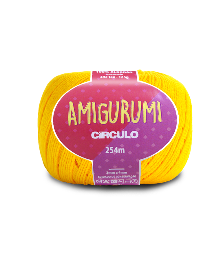 HILO AMIGURUMI CIRCULO 1289 CANARIO