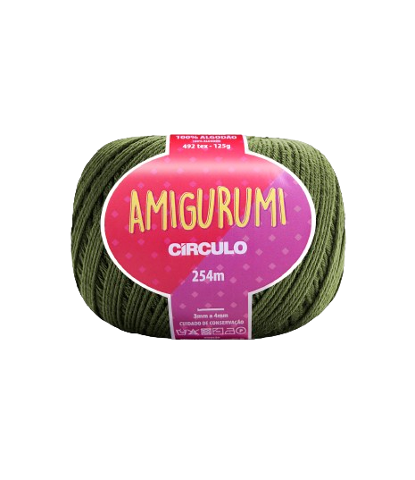 HILO AMIGURUMI CIRCULO 5368 MILITAR