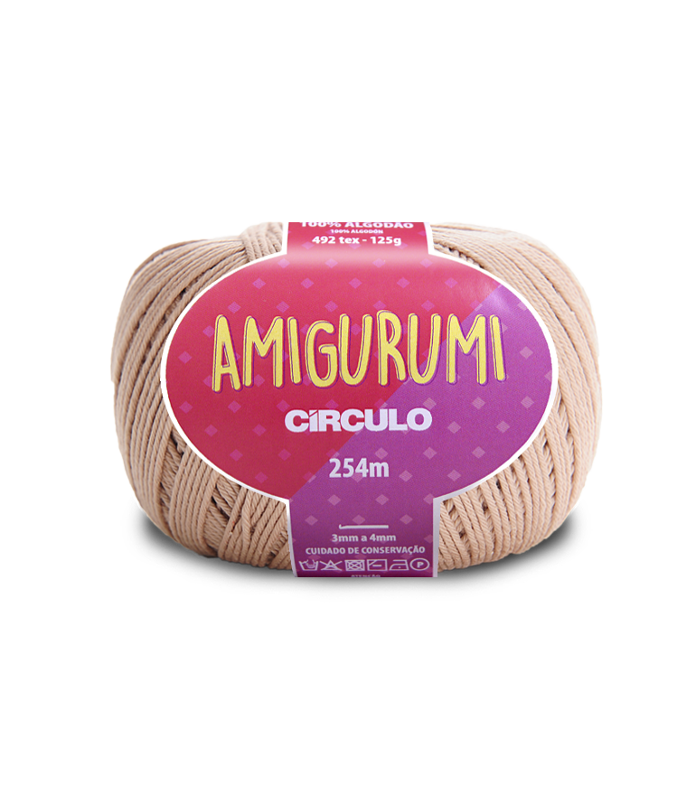 HILO AMIGURUMI CIRCULO 7650 AMENDOA