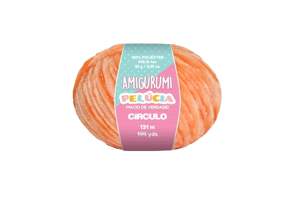 HILO AMIGURUMI PELUCIA 4456 LARANJA
