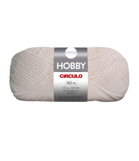 LANA HOBBY CIRCULO 10 BRANCO