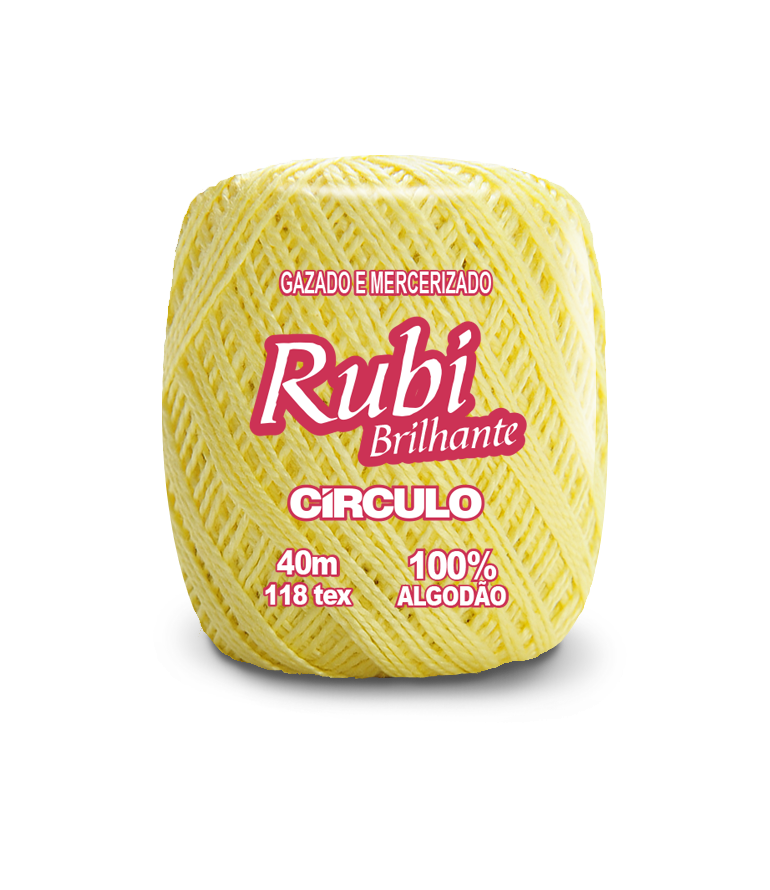HILO RUBI CIRCULO PERLE BRILLANTE 1242