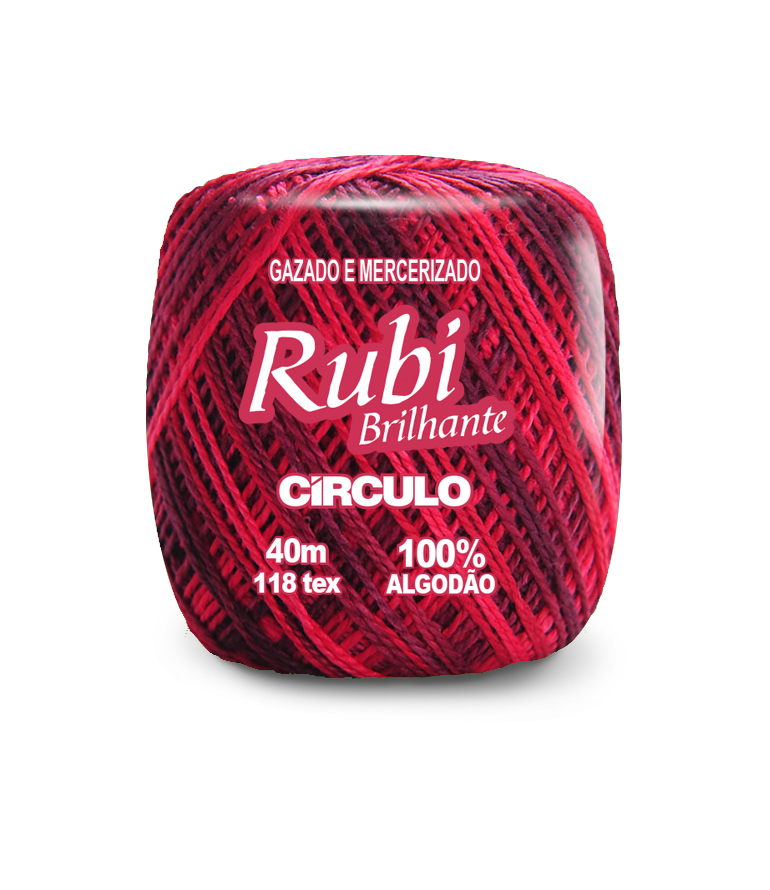 HILO RUBI CIRCULO PERLE BRILLANTE 9245